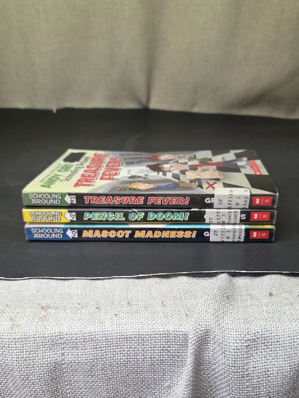 Andy Griffiths Book Lot of 3 Schooling Around Scholastic‎
